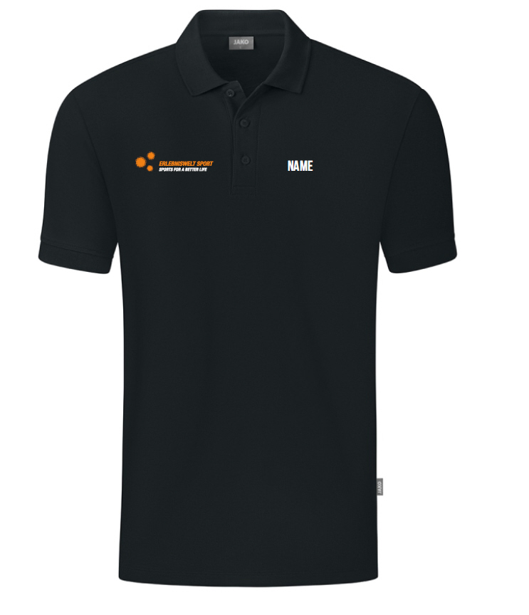 Mitarbeiter Polo Jako Organic schwarz