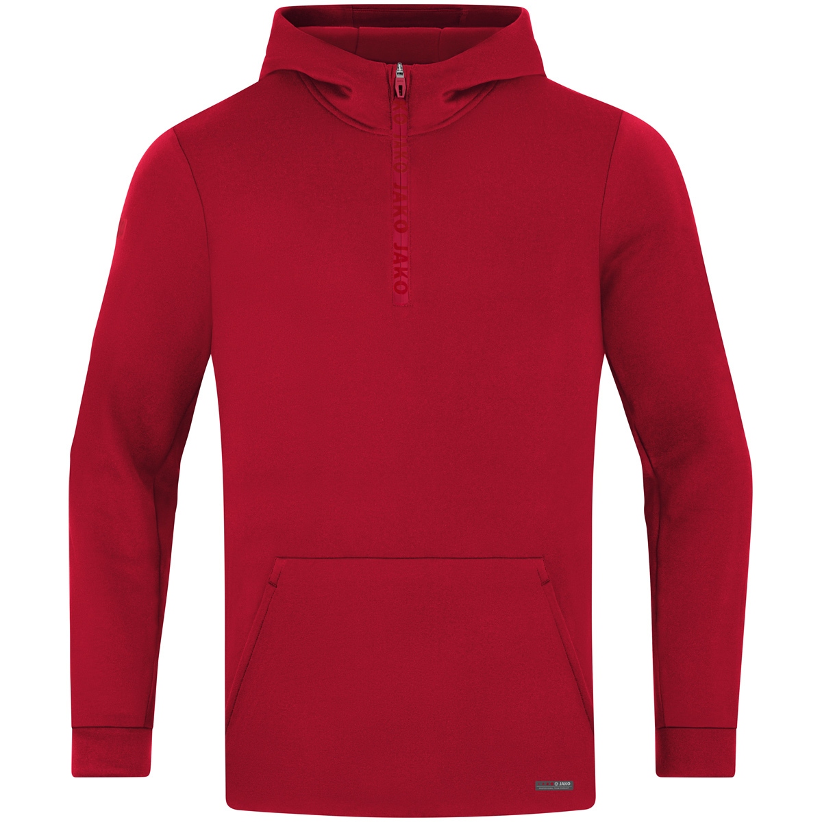 Jako Zip Hoodie Pro Casual rot
