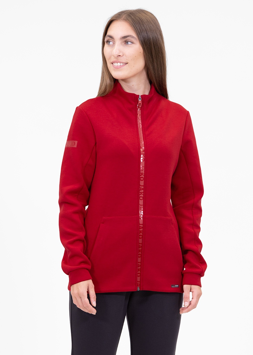 Jako Damen Jacke Pro Casual rot