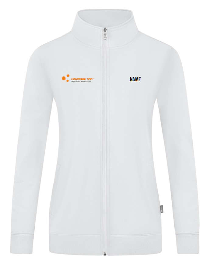 Mitarbeiter Damen Sweatjacke Jako Organic weiß
