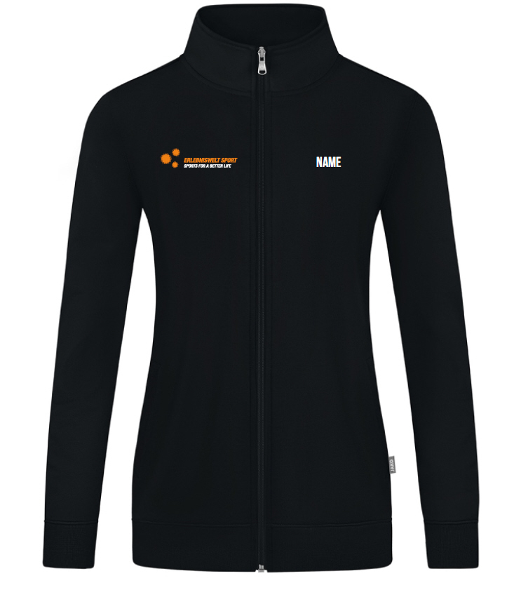 Mitarbeiter Damen Sweatjacke Jako Organic schwarz